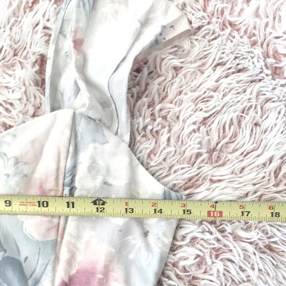 🍭VTG 80s new romantic floral tiered ruffle dress - Picture 10 of 12